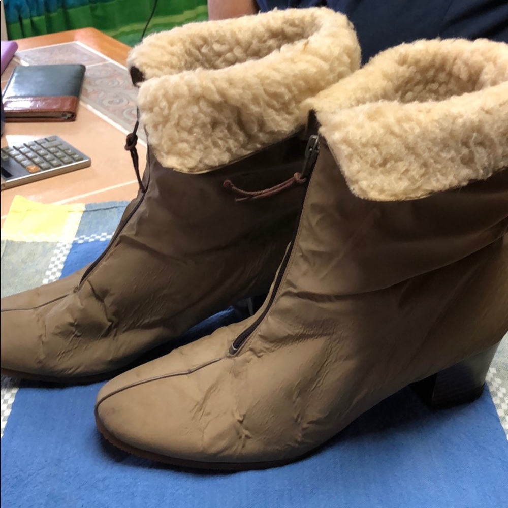 🏖 Women’s nylon heeled boots